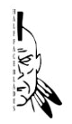 Half Face Blades logo
